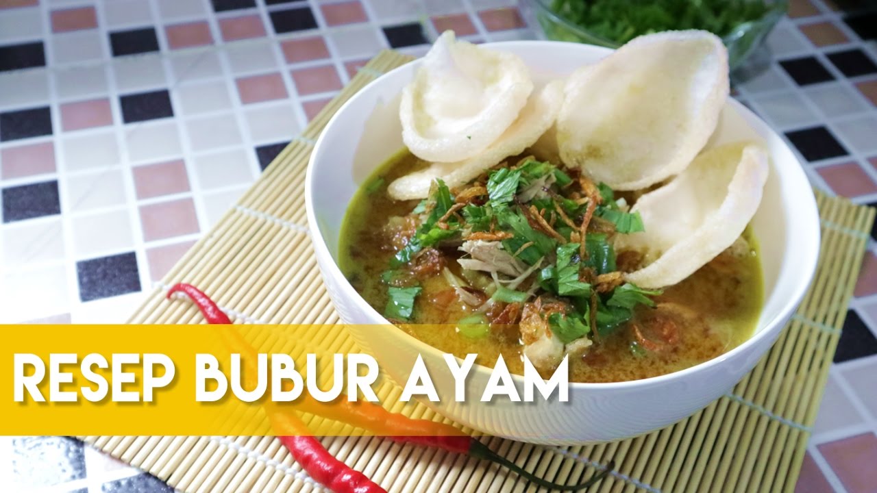 RESEP BUBUR AYAM ALA DAPUR ADIS ENAK NYA NAGIHIN :D (Indonesian Chicken Rice Porridge)