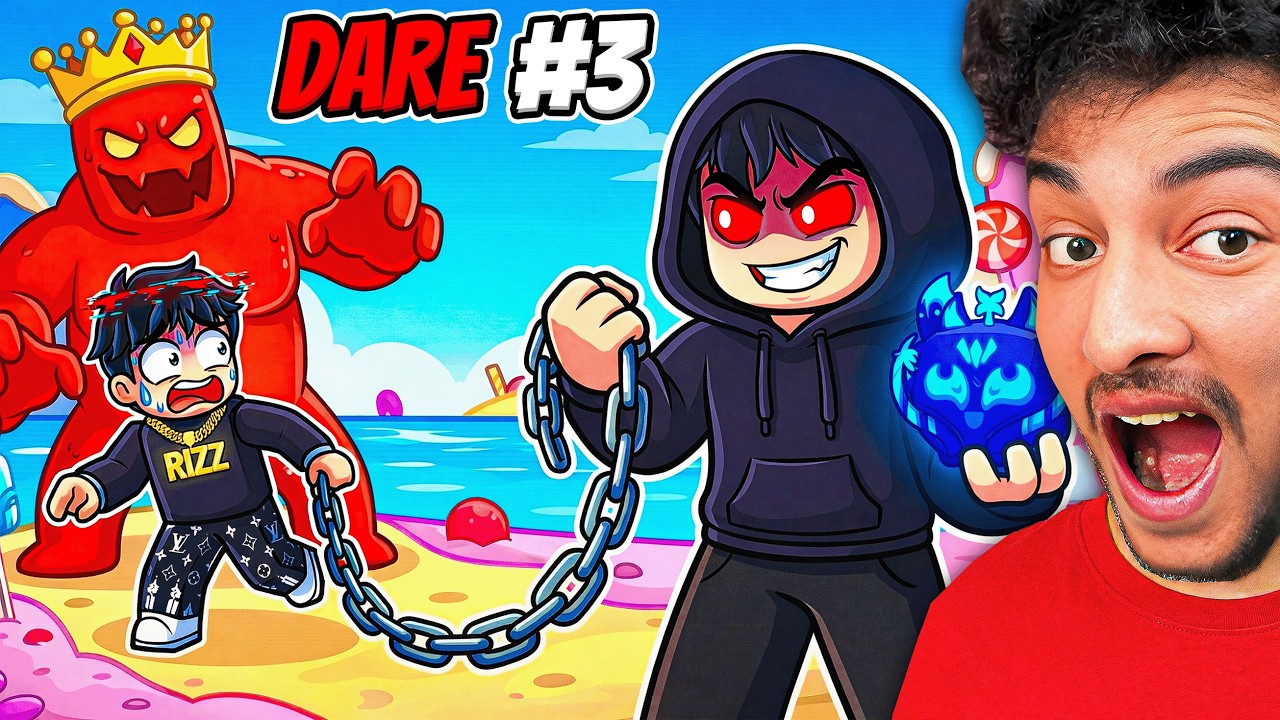 I Completed The MOST INSANE Dare From The Scammer For My KITSUNE! (Blox Fruits)
