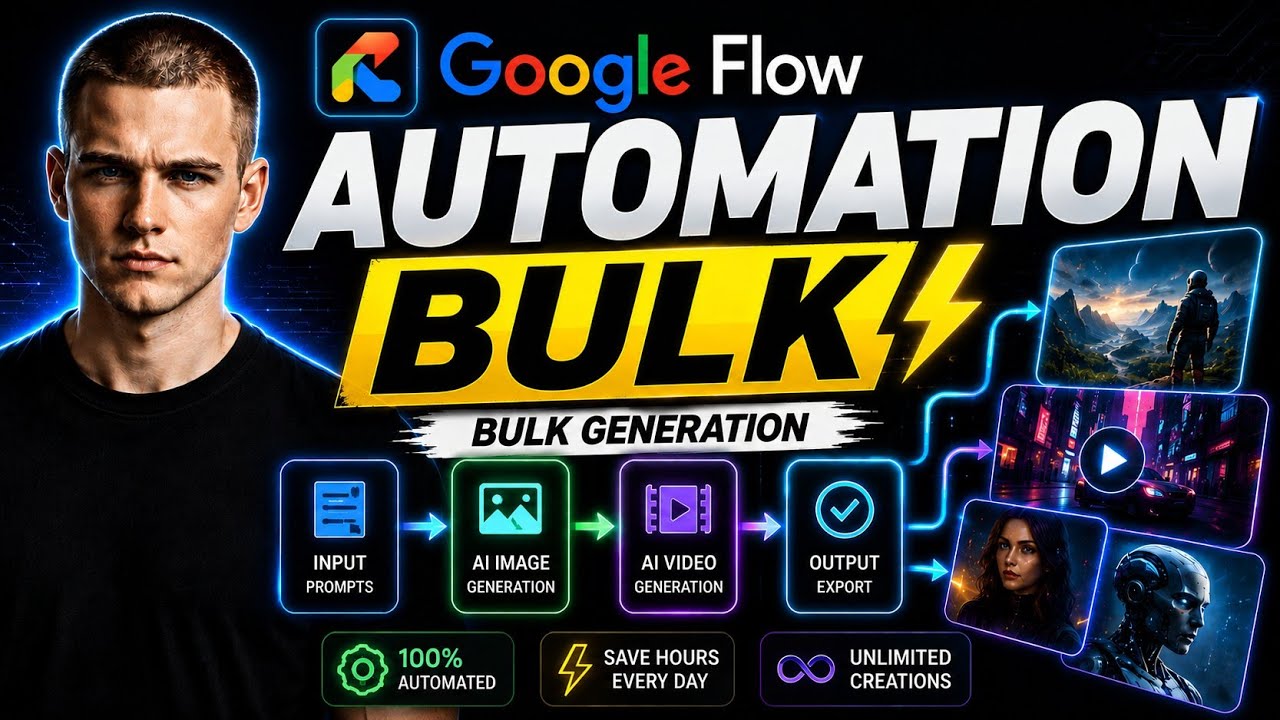 How I Automated Google Flow to Generate Unlimited AI Images & Videos