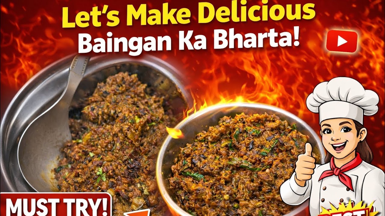 Dhabe Style  Tasty Baigan ka Bharta 😋❤️ #tastyfood #baigankabharta #dhabastyle 
