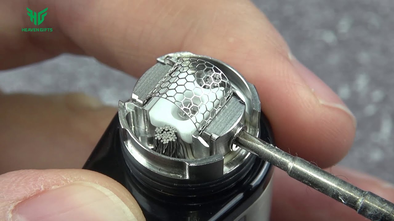 Vapefly Optima 18650 Kit RDTA Pod Mesh Build
