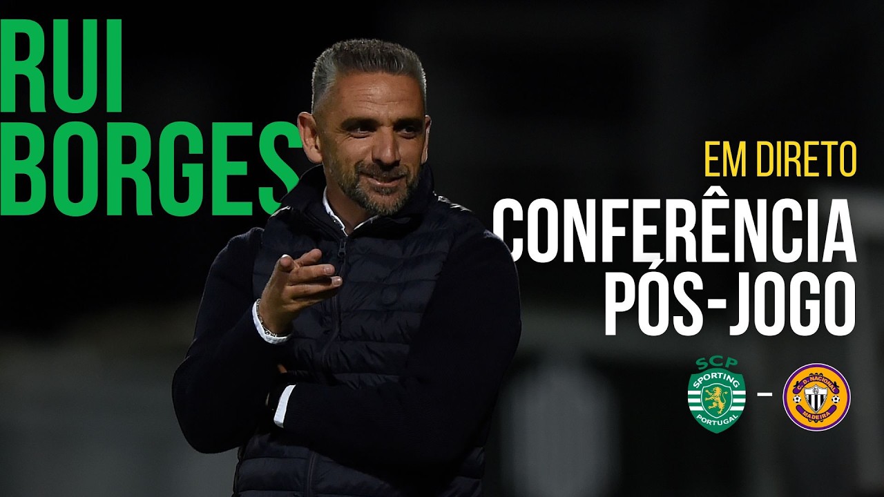 🔴 EM DIRETO | CONFERÊNCIA PÓS-JOGO | Sporting - Nacional