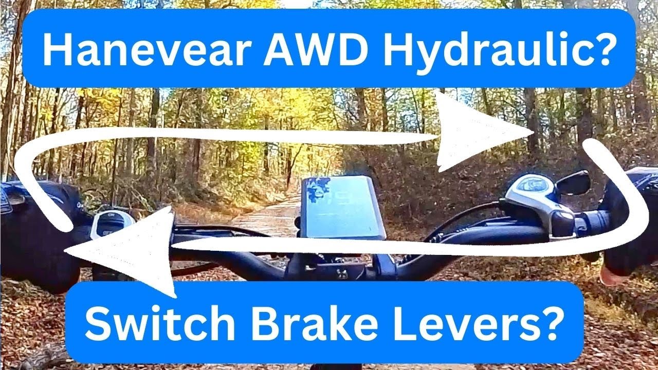 HANEVEAR H100 AWD: The Easy Way To Change Hydraulic Brake Levers