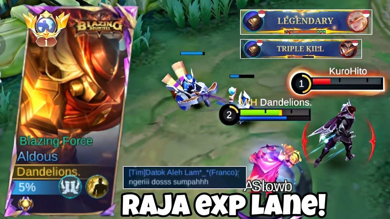 PERTANDINGAN SENGIT MELAWAN YU ZHONG! - Mobile Legends 