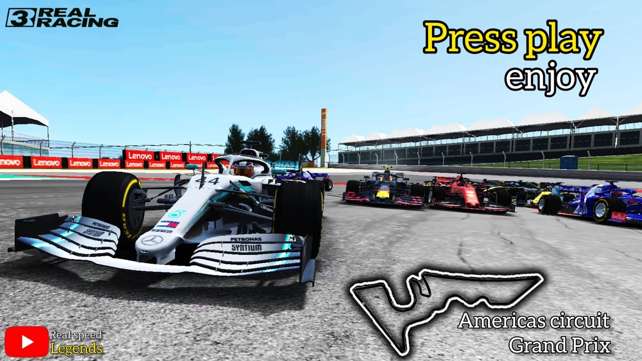 Mercedes F1 W10 F1 | 2019 Season Champion Series American Track 4 Events Cockpit + Dual Camera | RR3