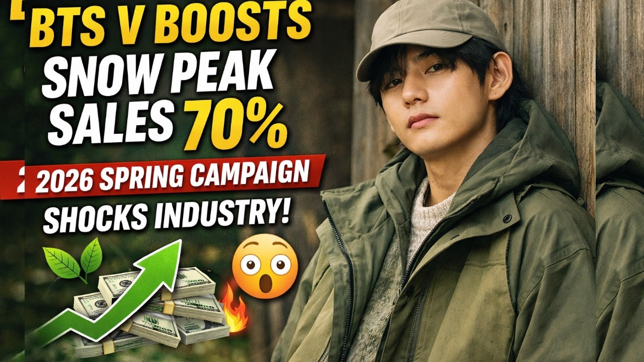Ви из BTS увеличил продажи Snow Peak на 70% — весенняя кампания 2026 года шокирует индустрию 🌿🔥