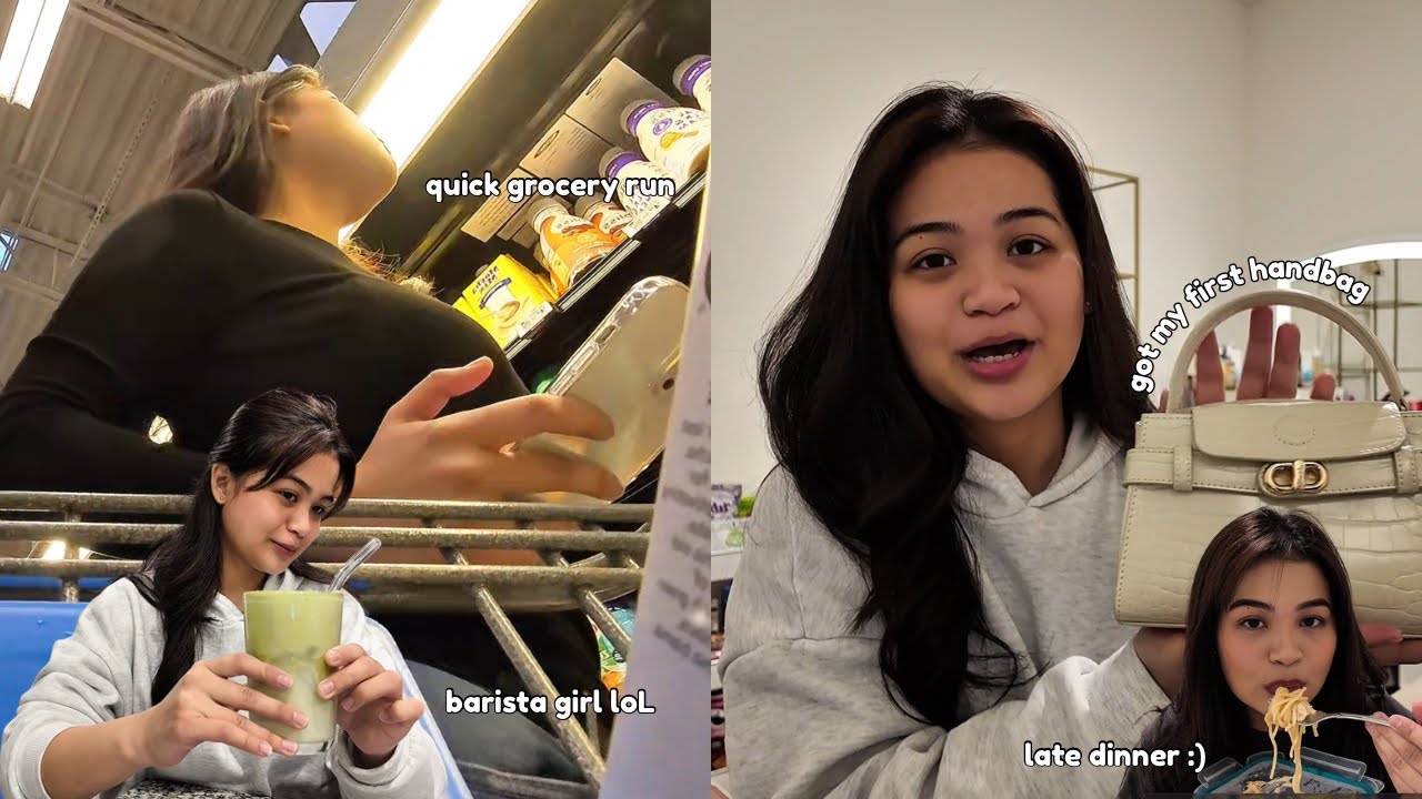 KARIfornia 🇺🇸: quick grocery run + haul, late dinner, make matcha with me & my first handbag!! 