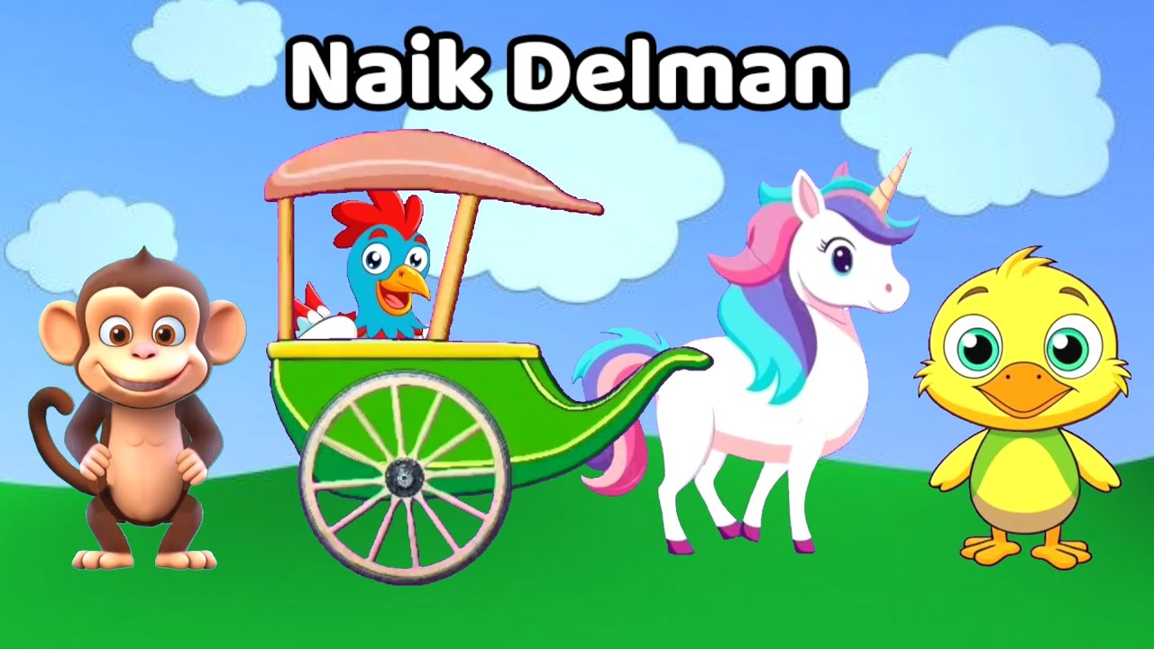 Naik Delman ~ Lagu Anak Anak Lucu 
