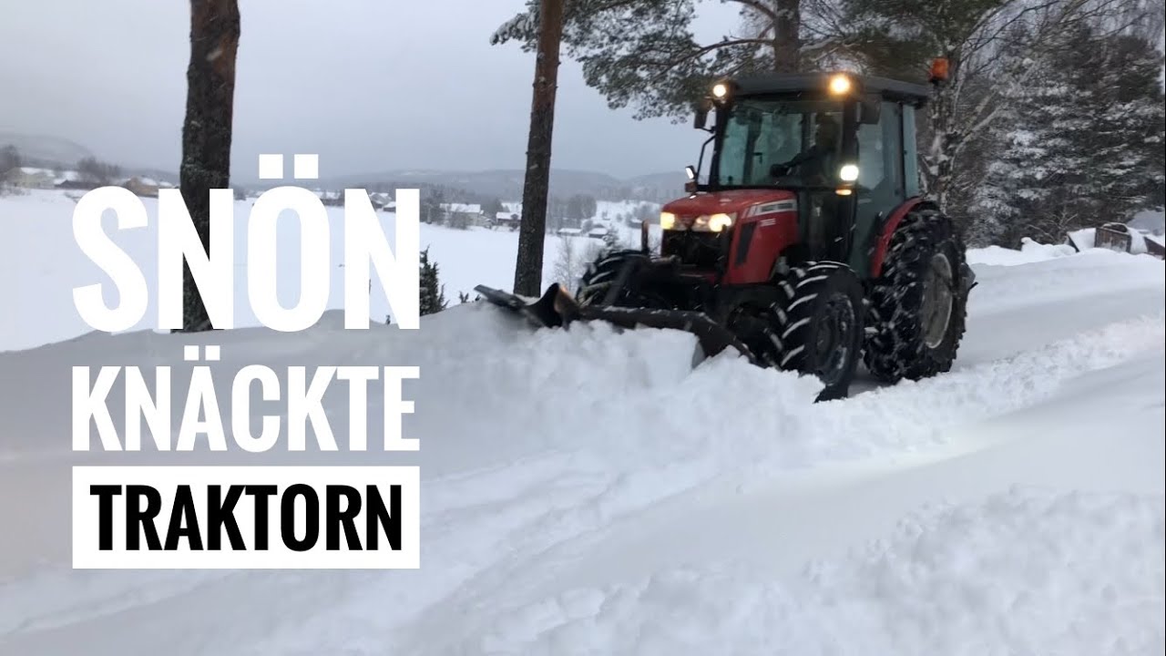 Vi skottar snö, lagar och kör sönder