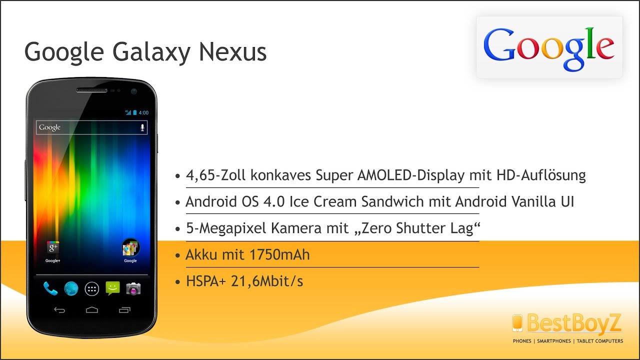 Review: Google Galaxy Nexus | BestBoyZ