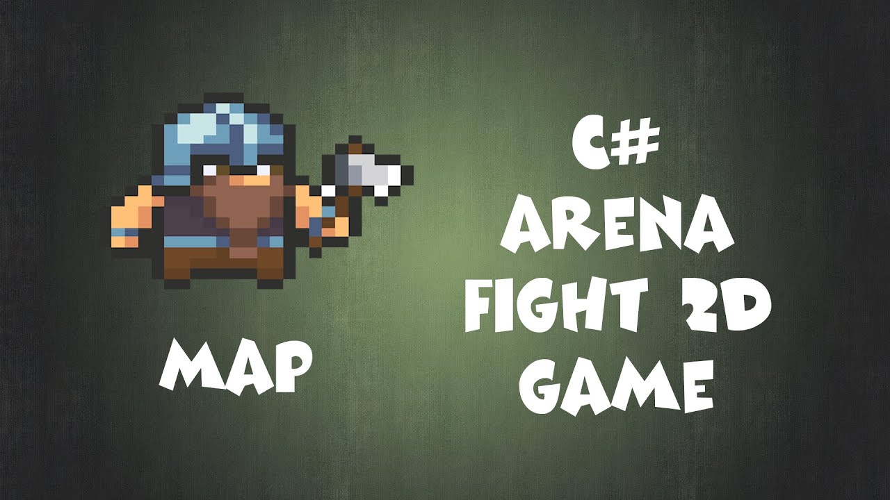 C# 2D ИГРА БОИ НА АРЕНЕ WINFORMS - КАРТА / C# 2D GAME ARENA FIGHT - MAP