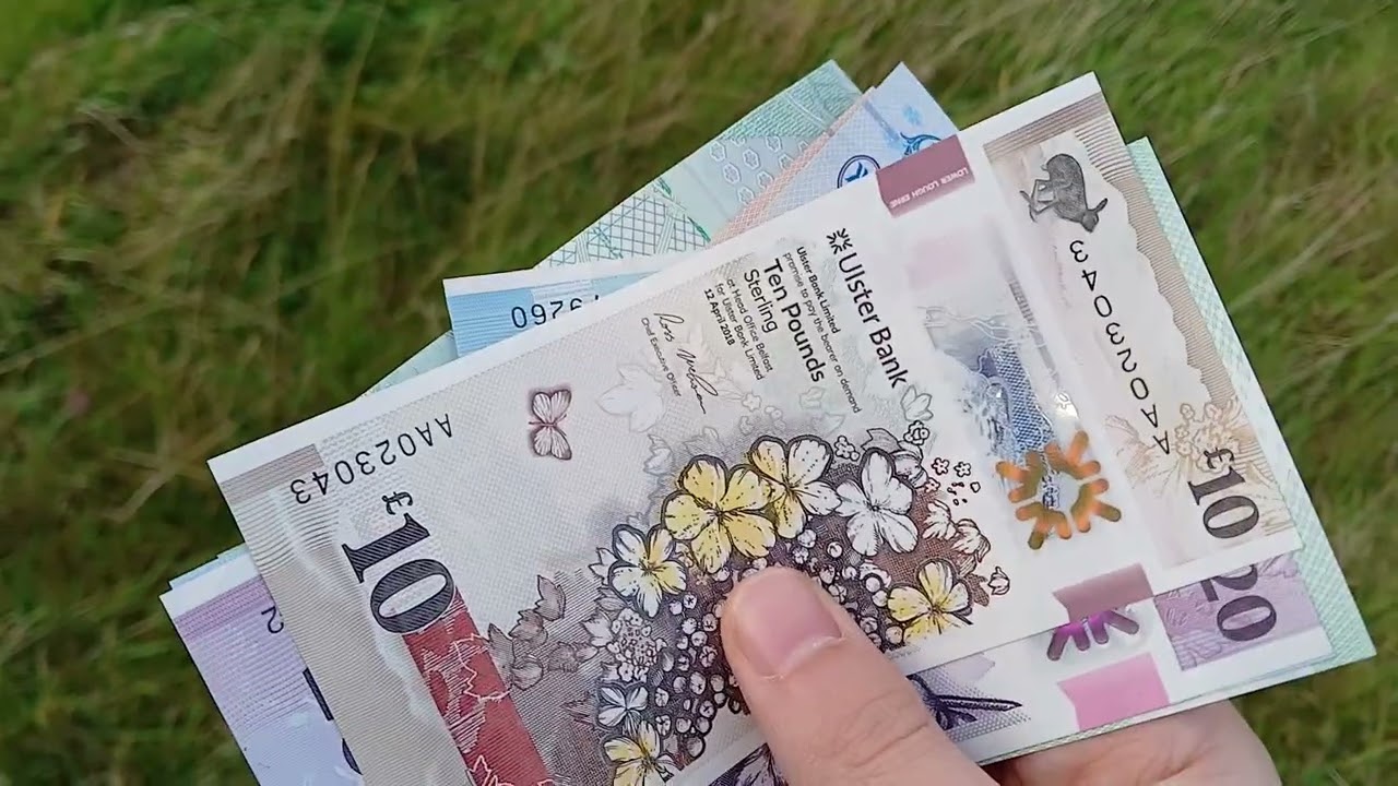 Northern Irish Pounds from Belfast