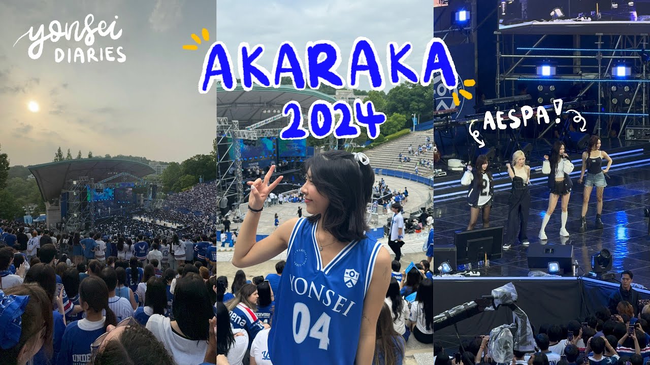 yonsei diaries 🦅 // akaraka vlog: insane lineup, what i wore, school spirit!