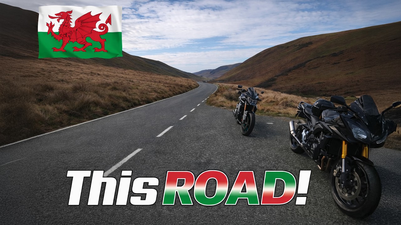 You MUST ride this road ! - Welsh Rideout