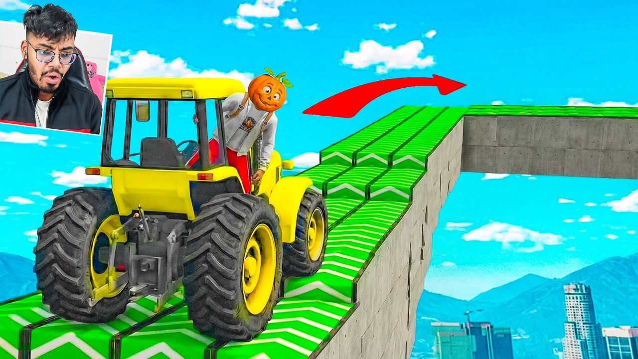 Try NOT To Increase Blood Pressure After This 929.345% HARD Parkour Race in GTA 5!