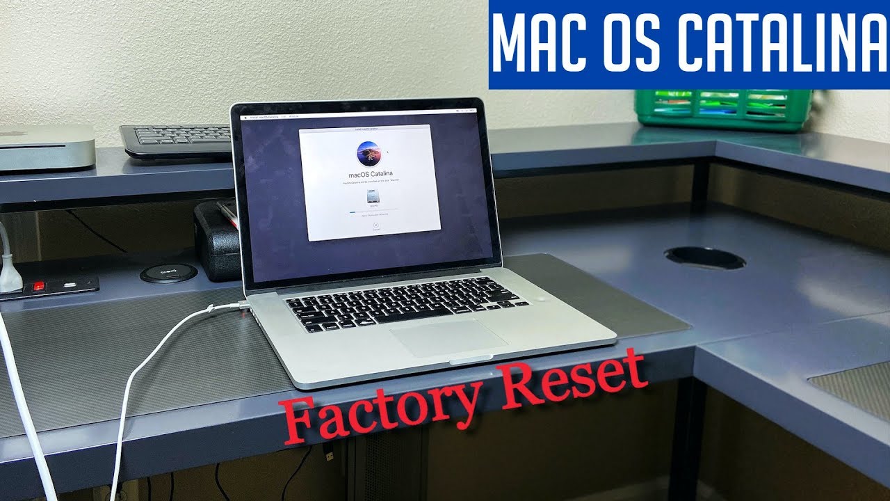 Сброс настроек Mac OS Catalina | Восстановление заводских настроек Mac 2020