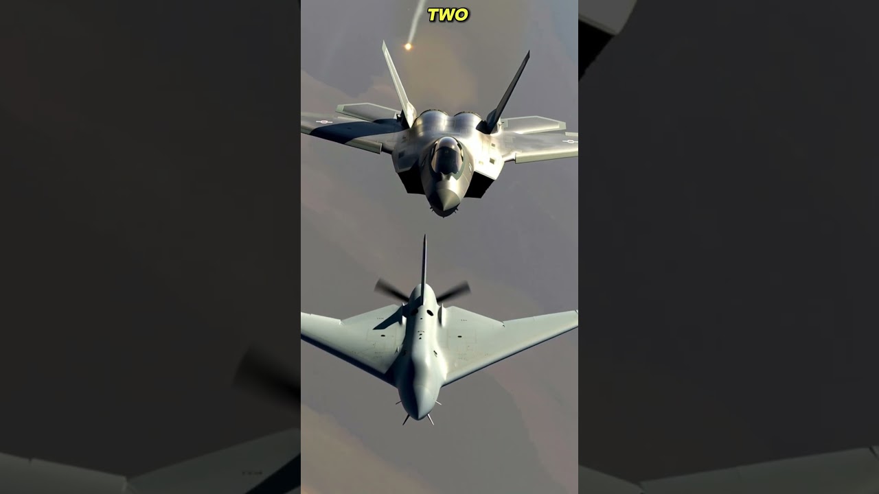 F-22 and F-35 hunting Iranian drones: first modern air battle against drone swarms #aviation  #Iran