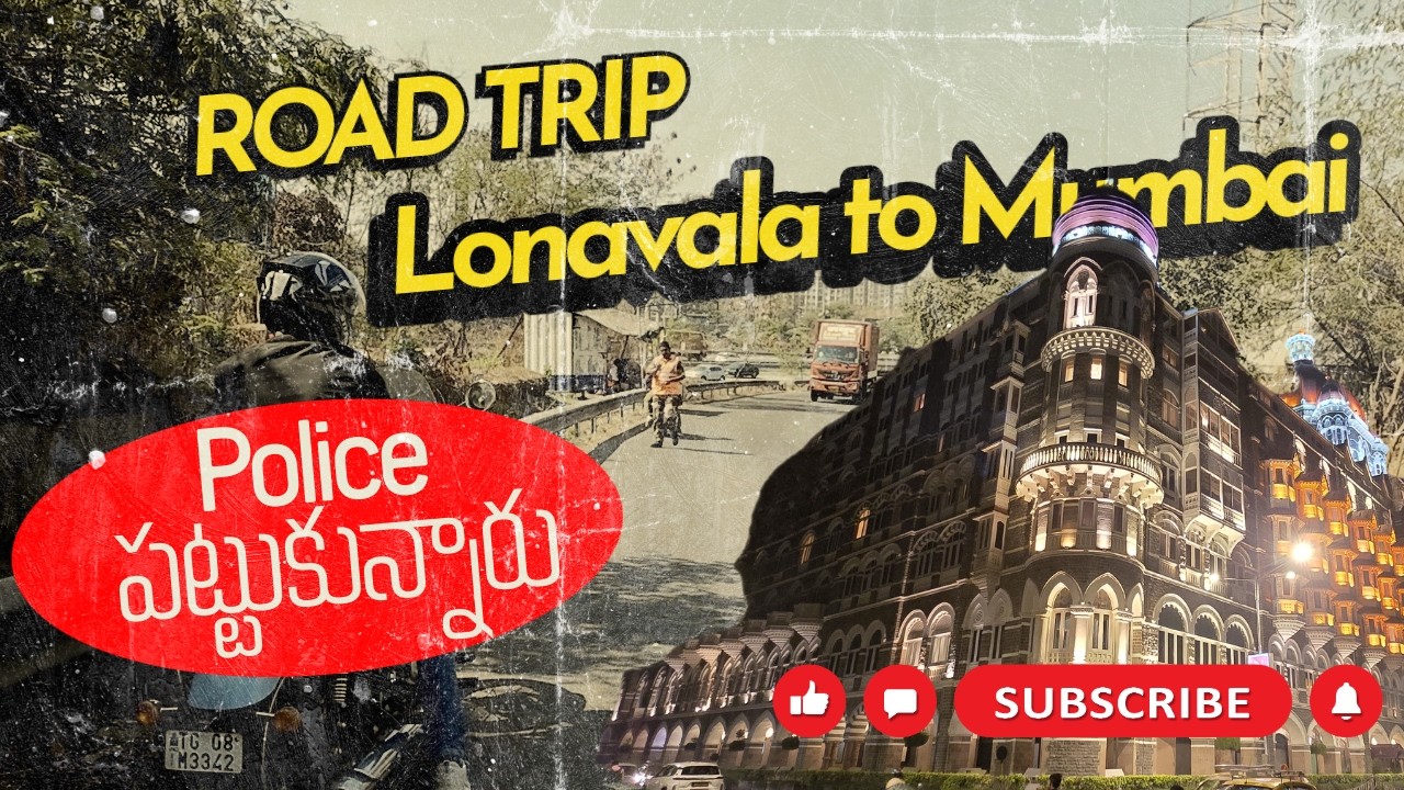 Lonavala to Mumbai Bike Ride | Unexpected Police Stop on Expressway 🚨