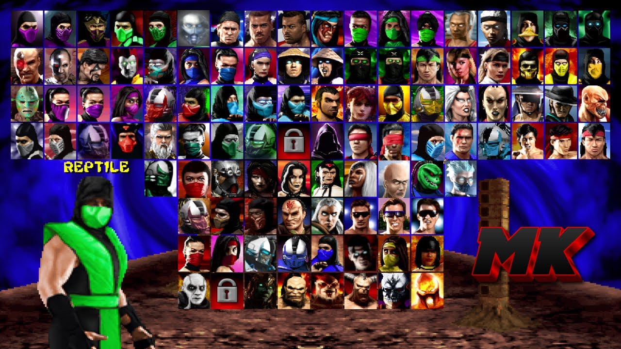 Mortal Kombat Project Cryo Anthology (Mugen) Reptile MK1