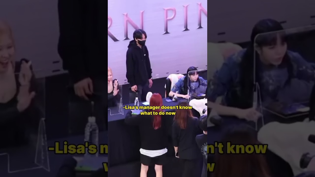 Jisoo get angry at fansign! || #shorts #blackpinkshorts #kpop #blackpink #music #btsarmy #blink