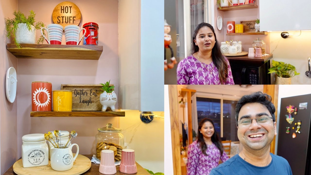 My Dream Kitchen Makeover ❤️ Tea Corner is Ready🥰