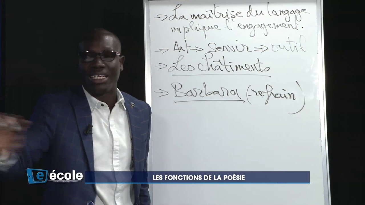 iTV: E ECOLE / LES FONCTIONS DE LA POÉSIE