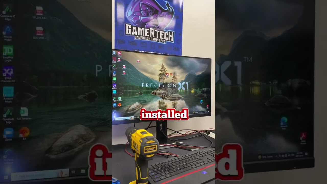 Overheating Graphics Card! 🥵 #overheating #graphicscard #techvideo #pcrepair