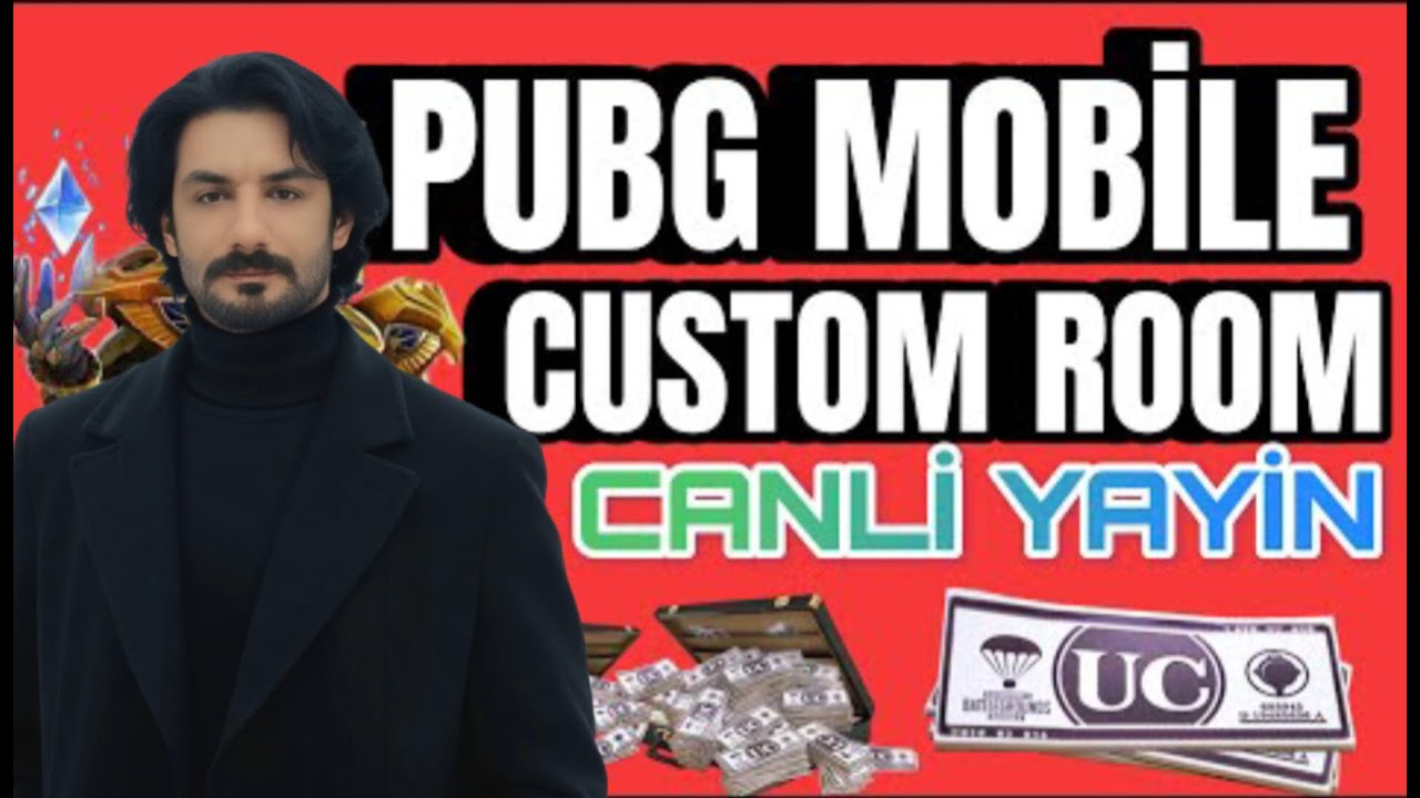 UC &Ouml;D&Uuml;LL&Uuml; CUSTUM ROOM !! PUBG MOBİLE CANLI YAYIN UC &Ouml;D&Uuml;LL&Uuml; !! #pubg  #pubgmobileuc  #pubgmobile