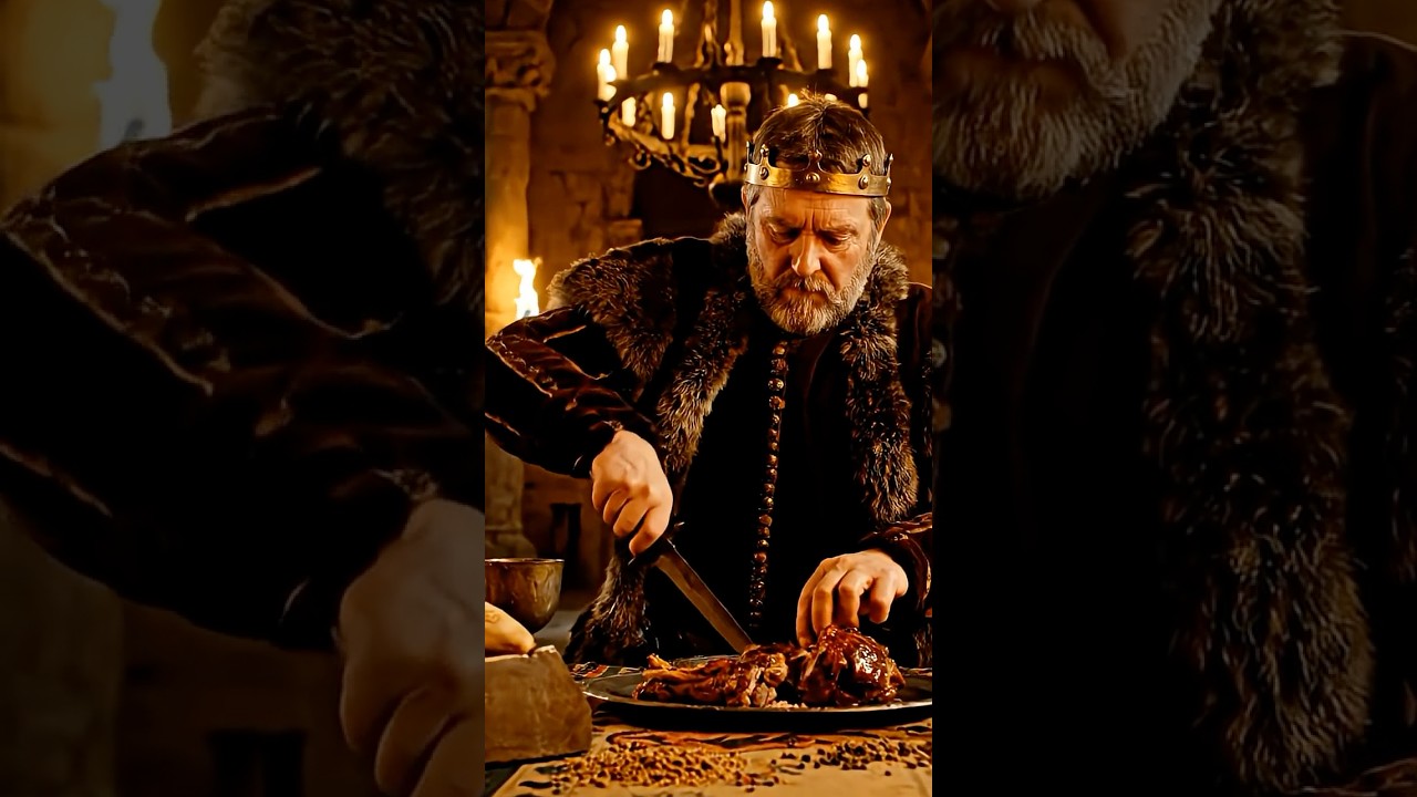 A Medieval King Eating Dinner Alone 👑🕯️ 