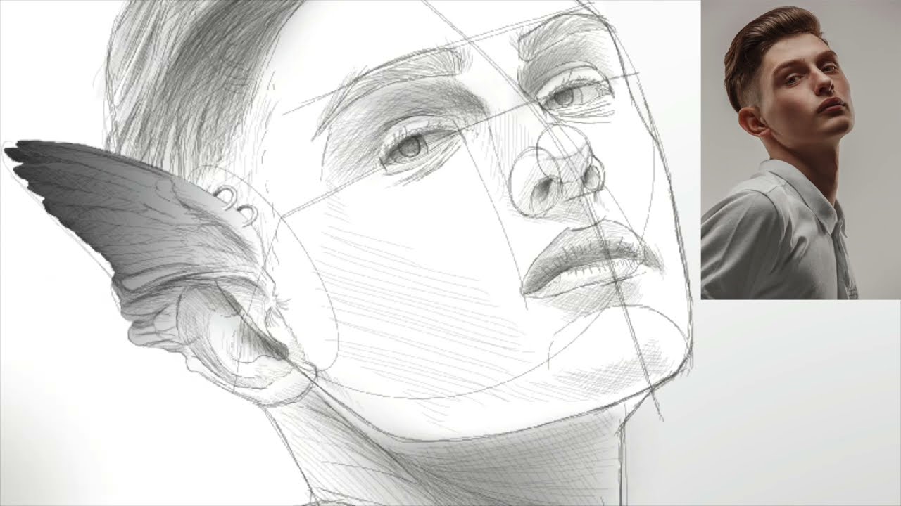 Cómo dibujar un retrato realista paso a paso
