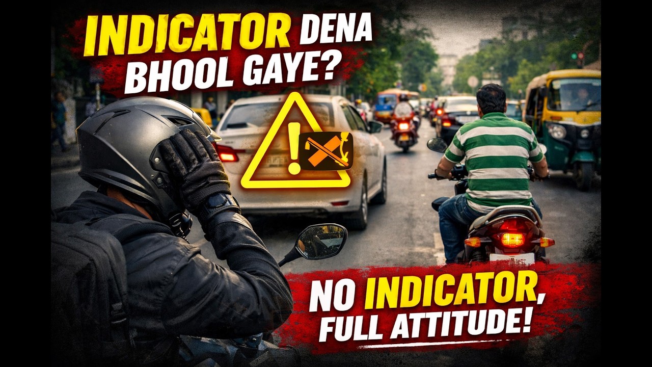 Using Indicators Is That Hard? 🤦‍♂️ | Traffic Sense on Indian Roads | Moto Vlog