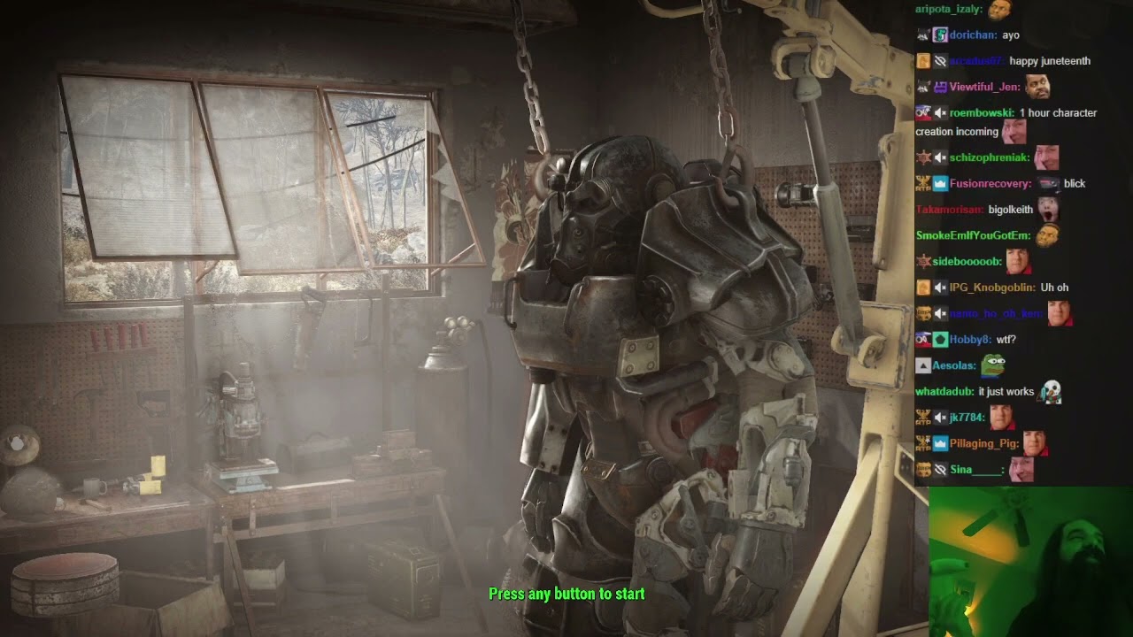 Aris plays Fallout 4 with Chat, pt. 1