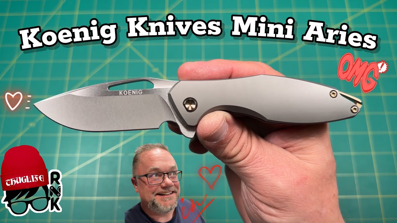 Review/impressions of my Koenig Mini Arius knife… the great gravity of this gorgeous grail is grand!