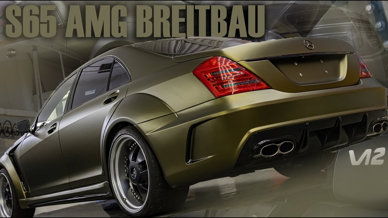 Mercedes S65 AMG Breitbau wird mächtig