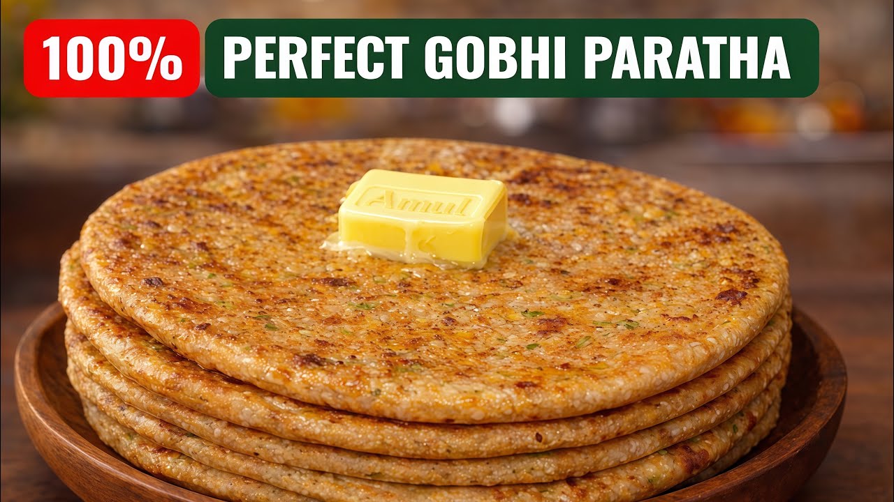 Bina Fate Gobhi K Paratha Banaun Di Secret Trick | Punjabi Style |