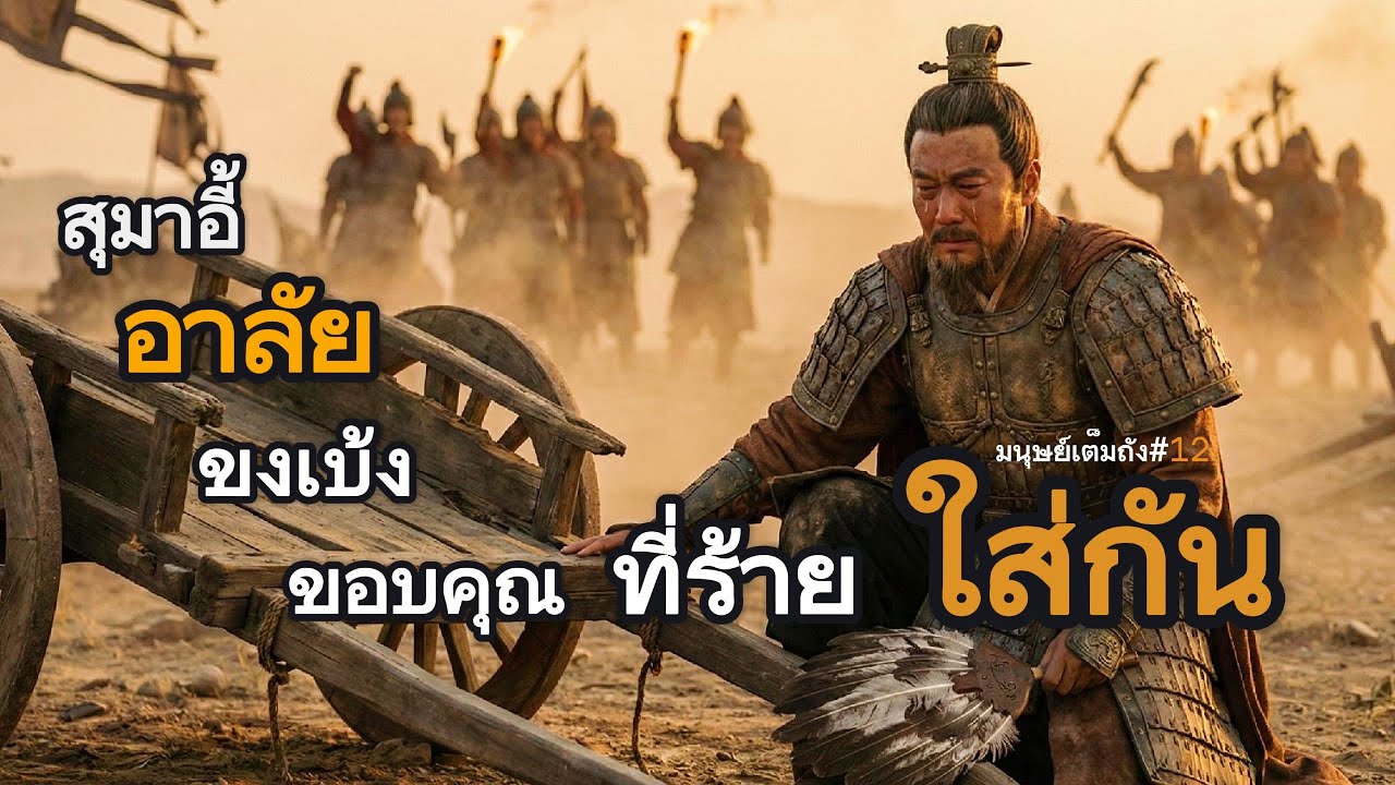 สุมาอี้ อาลัย ขงเบ้ง  ขอบคุณที่ร้ายใส่กัน สามก๊ก พอดแคสต์ - มนุษย์เต็มถัง podcast EP12