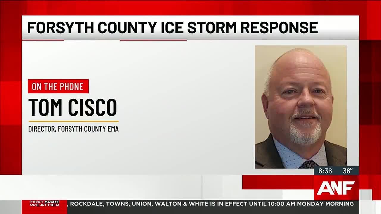Forsyth County EMA director gives update on ice storm response efforts