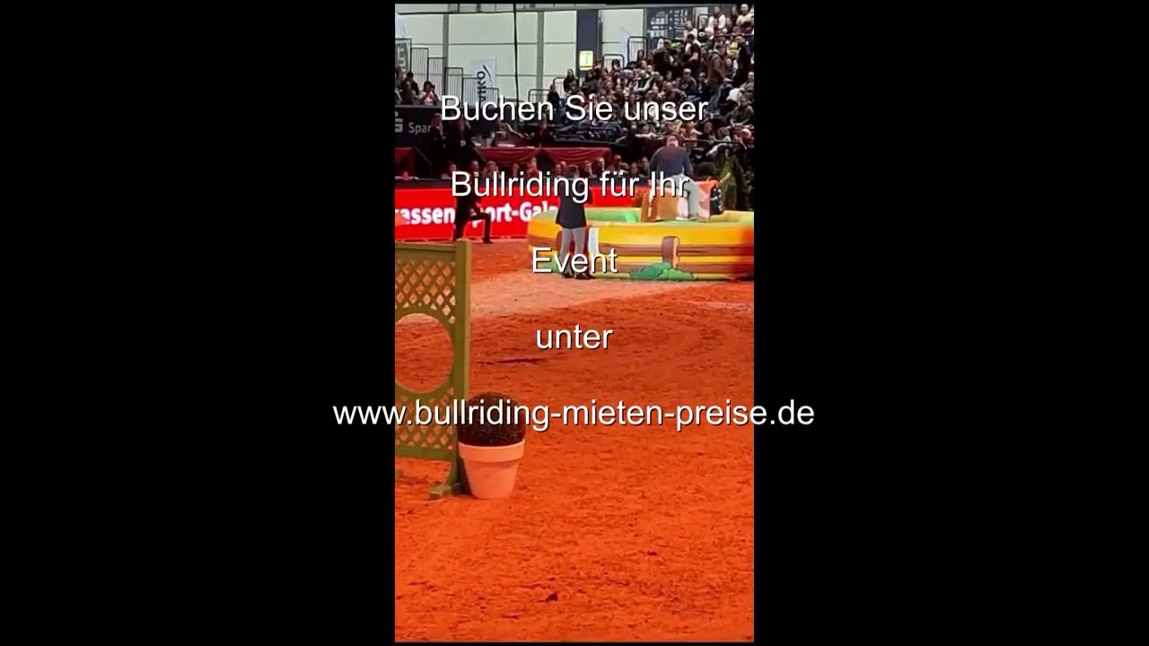 Bullriding auf der Messe Partner-Pferd Leipzig