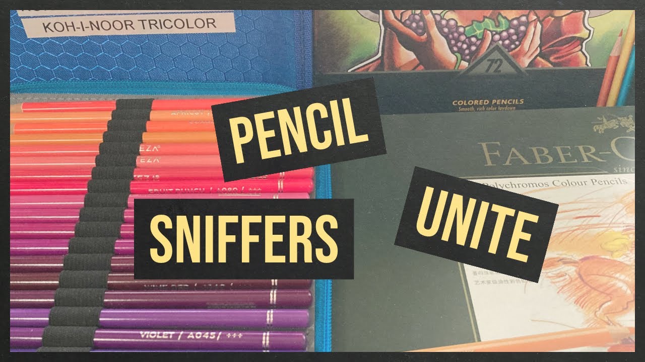 My Entire Colored Pencil Collection Used For Adult Coloring Part 1! Let's Sniff Some Pencils!
