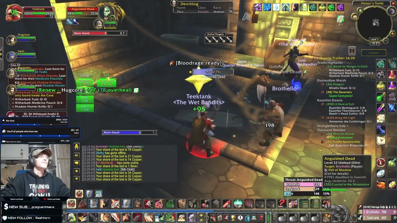 How it began vs How it ended - full scarlet monastery hardcore classic wow doomhowl - rip irelit