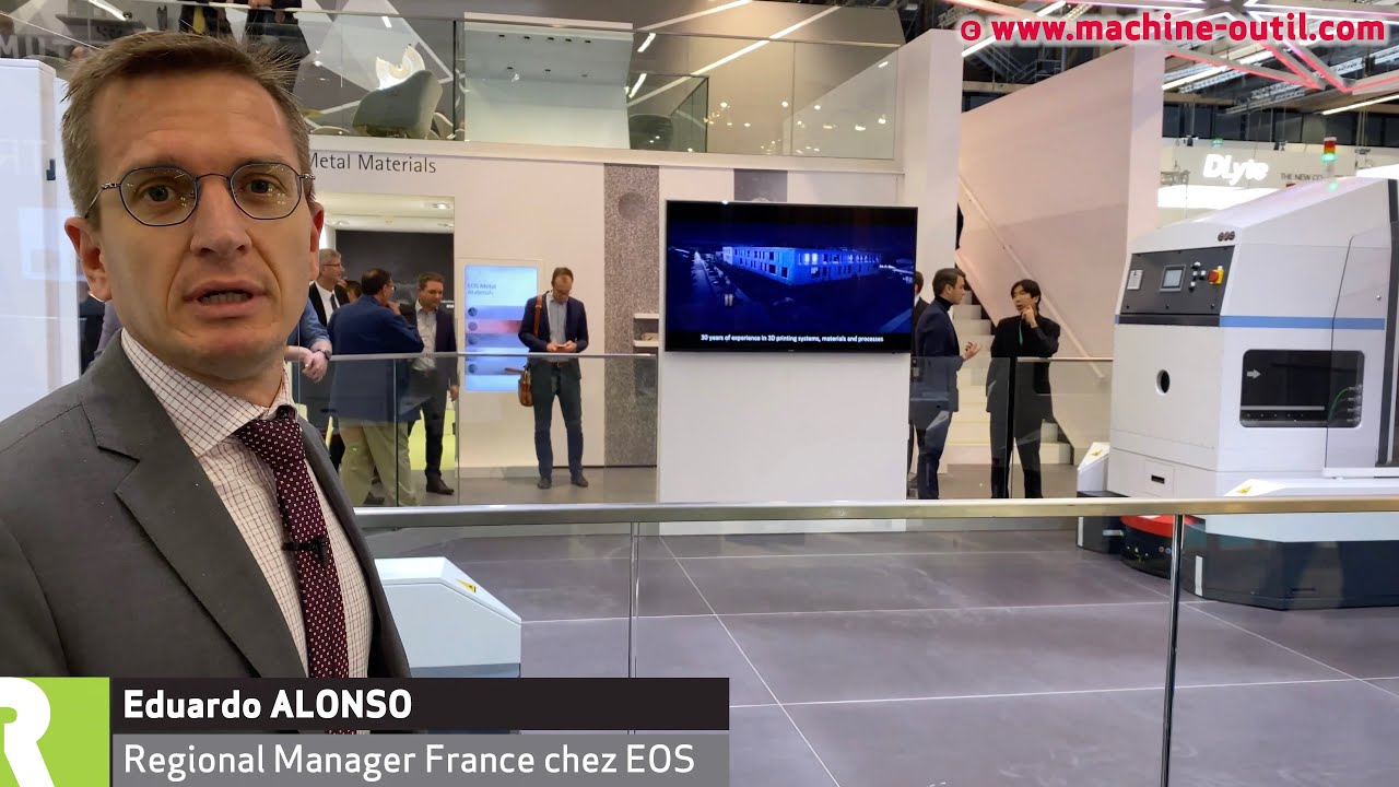 Automatisation en fabrication additive métallique chez EOS