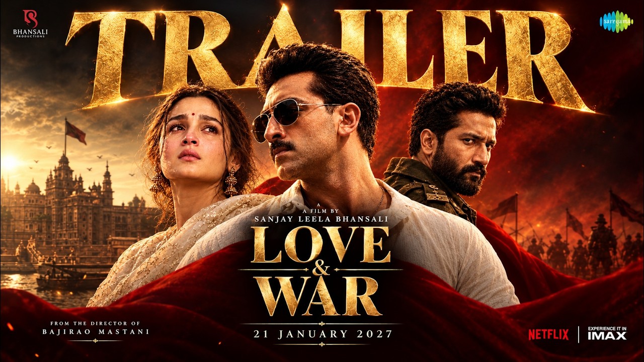 Love & War Trailer | Ranbir Kapoor, Alia Bhatt, Vicky Kaushal | Sanjay Leela Bhansali | 2027