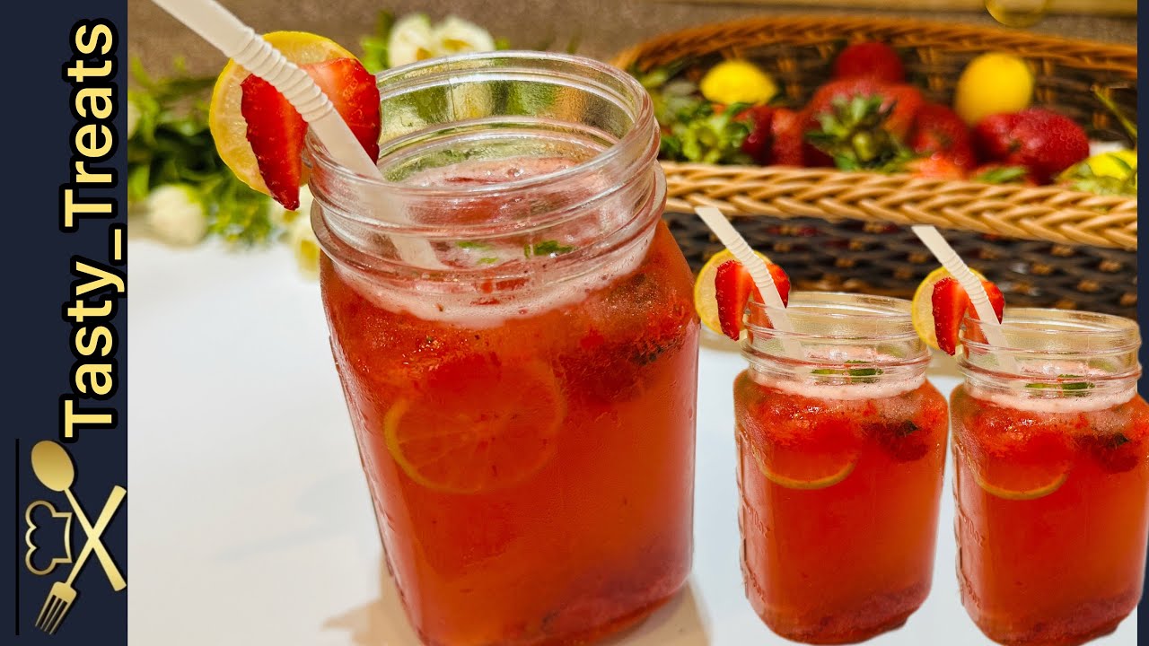 Refreshing Strawberry Lemonade Recipe by Tasty_Treats
