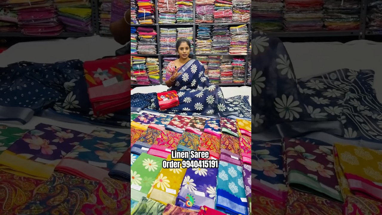 Summer Special Just for You ☀️Soft, Lightweight & Comfortable #trendysarees #linensarees