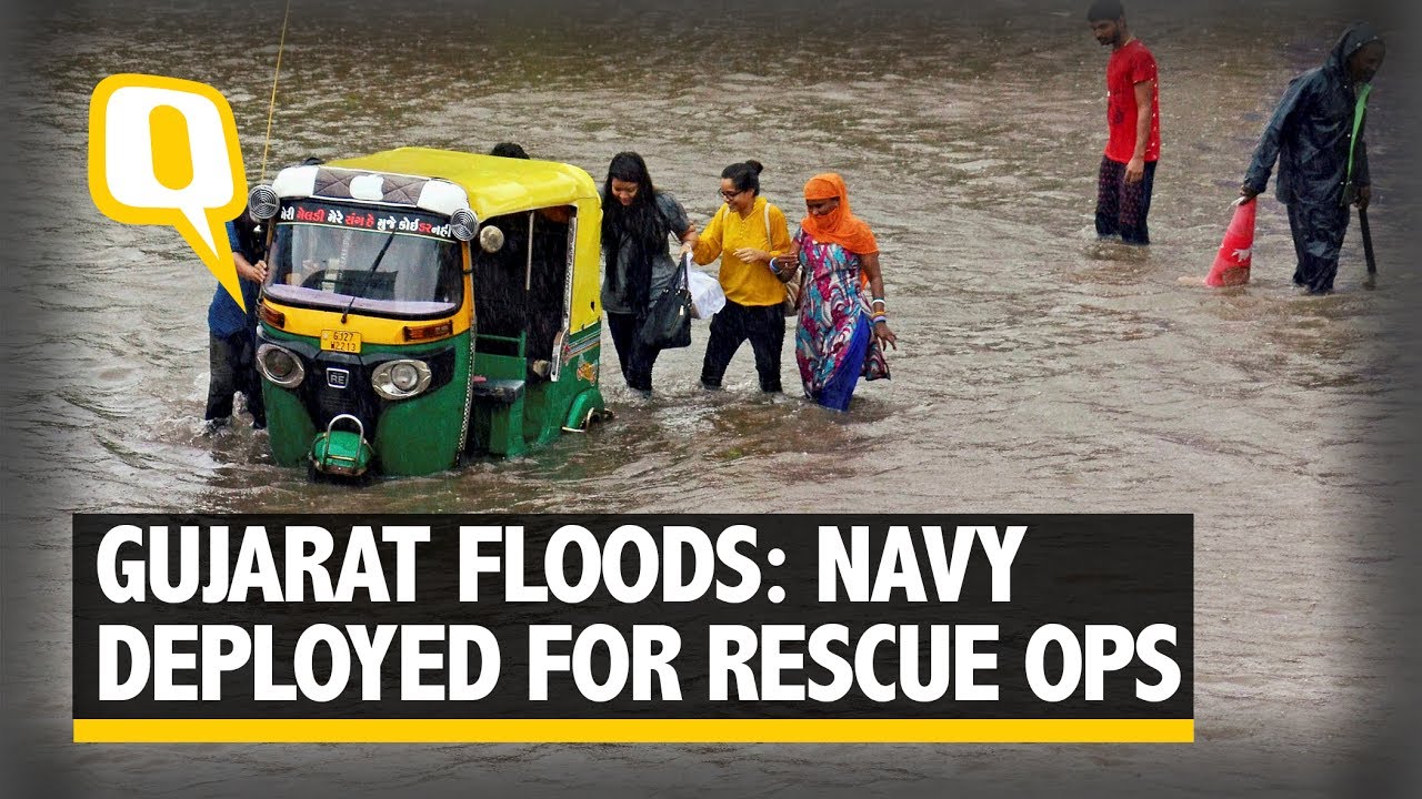 Incessant Rainfall Worsens Gujarat Flood, At Least 123 Dead - The Quint