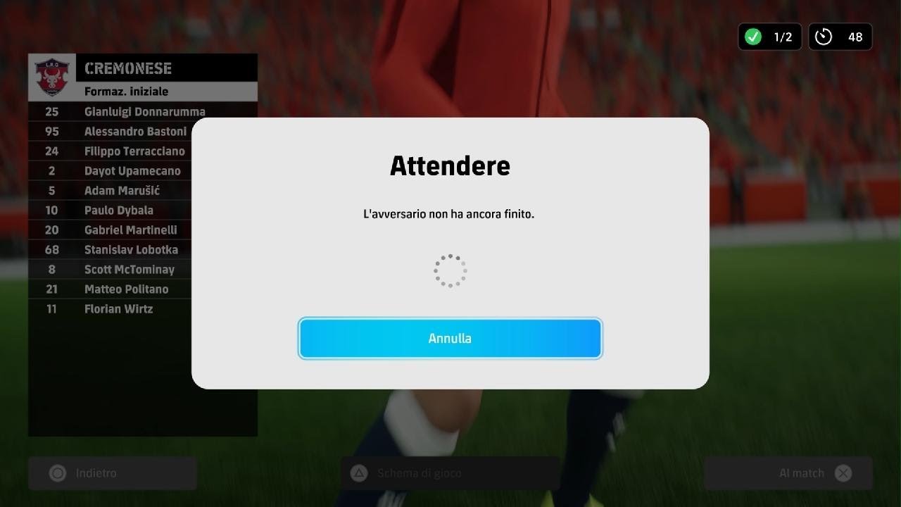 Champions E-Foot GIR A GIORATA 13 Cremonese vs PSV