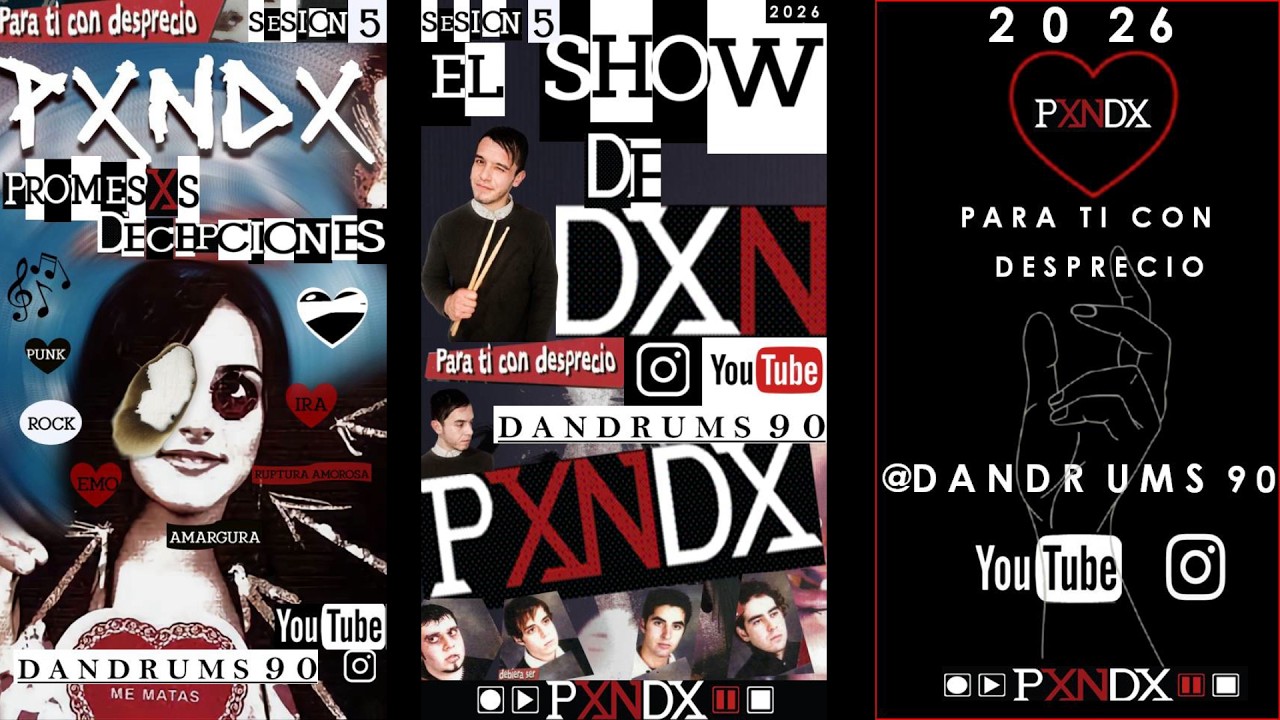Promesas Decepciones  PXNDX COVER DRUM BY DAN