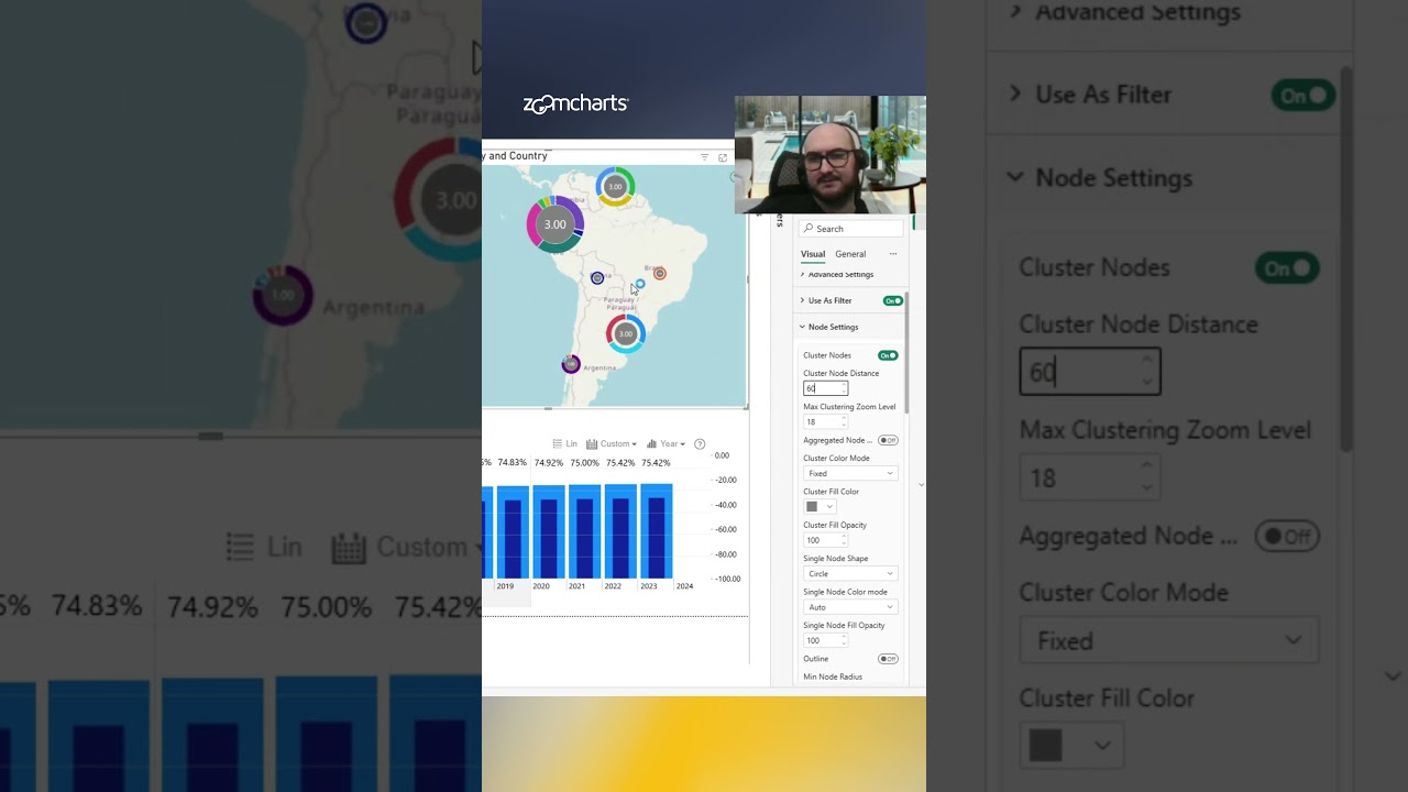 Power BI Tips on Customizing Map 🌎 visual by ZoomCharts