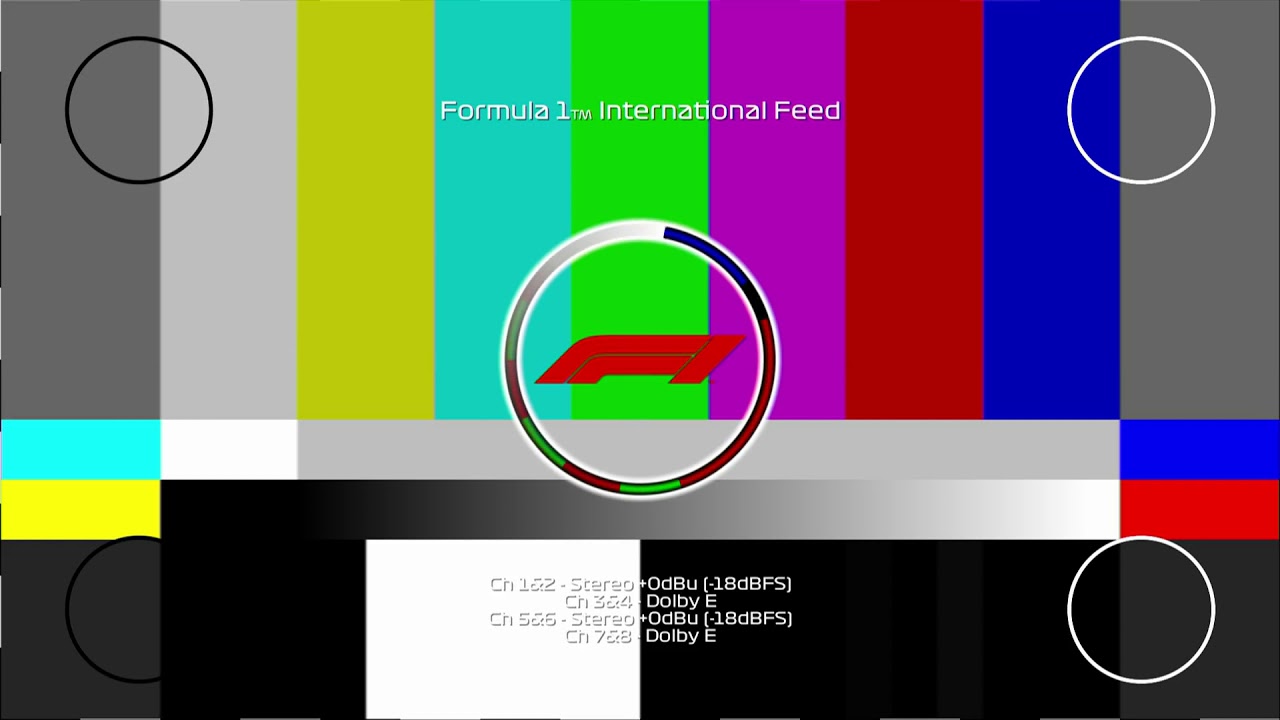 Formula 1 International Feed testcard