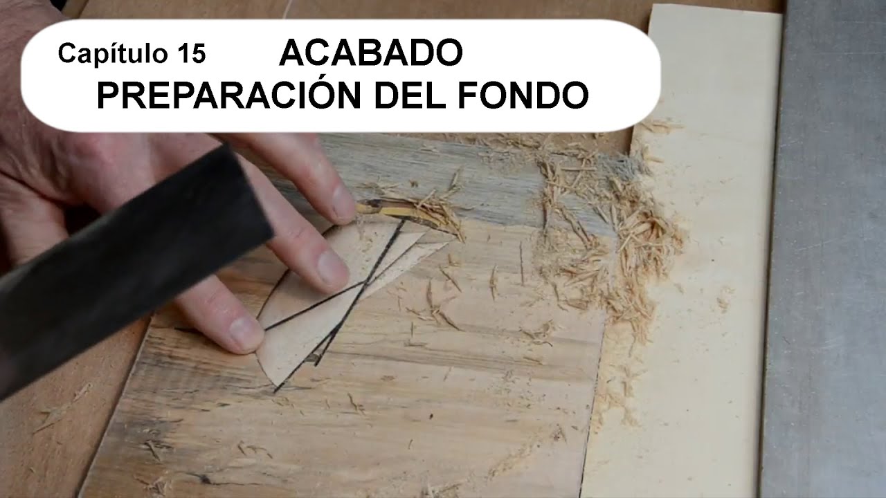 15 Acabado - Preparación del fondo